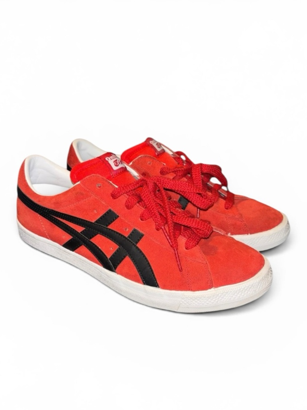EUC Onitsuka Tiger Fabre‎ Bl-S OG Sneaker Red/Black Men’s-Size 10 w/Extra Laces